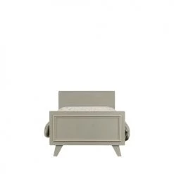 Woood Lits Enfant Cadre De Lit Pour Enfant 90x200 En Pin Massif Vert De Gris -Lits enfant Soldes cadre de lit pour enfant 90x200 en pin massif vert de gris 2