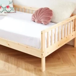 Drawer Lits Enfant Cadre De Lit Pour Enfant En Bois Massif 90x190cm Bois Clair -Lits enfant Soldes cadre de lit pour enfant en bois massif 90x190cm bois clair 3