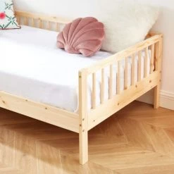 Drawer Lits Enfant Cadre De Lit Pour Enfant En Bois Massif 90x190cm Bois Clair -Lits enfant Soldes cadre de lit pour enfant en bois massif 90x190cm bois clair 5