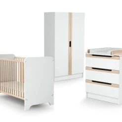 AT4 Lits Enfant Chambre Carrousel : Lit 60x120, Armoire Et Commode à Langer