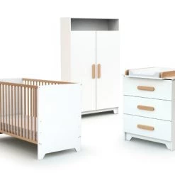 AT4 Lits Enfant Chambre Gavroche : Lit 60x120, Armoire Et Commode à Langer