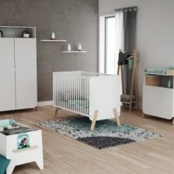 AT4 Lits Enfant Chambre Pirate : Lit 60x120, Armoire Et Commode à Langer -Lits enfant Soldes chambre pirate lit 60x120 armoire et commode a langer 4