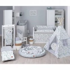 Sevira Kids Couettes Et Oreillers Bébé Et Enfant Couette Et Oreiller Enfant Eucalyptus 135x100cm / 60x40cm -Lits enfant Soldes couette et oreiller enfant eucalyptus 135x100cm 60x40cm 2