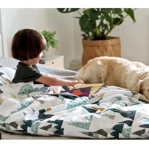 Sevira Kids Couettes Et Oreillers Bébé Et Enfant Couette Et Oreiller Enfant Prêt à Dormir 135x100cm / 60x40cm 4 Sevira Kids Couettes Et Oreillers Bébé Et Enfant Couette Et Oreiller Enfant Prêt à Dormir 135x100cm / 60x40cm – Image 4