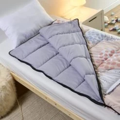 Bleu Câlin Couettes Et Oreillers Bébé Et Enfant Couette Tempérée Zippée 2en1 150x180cm -Lits enfant Soldes couette temperee zippee 2en1 150x180cm 2