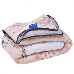 Bleu Câlin Couettes Et Oreillers Bébé Et Enfant Couette Tempérée Zippée 2en1 150x180cm