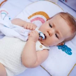 Sevira Kids Couettes Et Oreillers Bébé Et Enfant Coussin Plat Avec Oreilles D'ourson -Lits enfant Soldes coussin plat avec oreilles d ourson 4