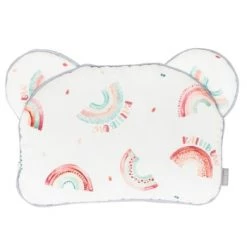 Sevira Kids Couettes Et Oreillers Bébé Et Enfant Coussin Plat Avec Oreilles D'ourson - RAINBOW -Lits enfant Soldes coussin plat avec oreilles d ourson rainbow 5