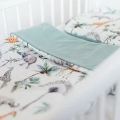 Sevira Kids Couettes Et Oreillers Bébé Et Enfant Coussin Plat Avec Oreilles D'ourson, Safari -Lits enfant Soldes coussin plat avec oreilles d ourson safari 4