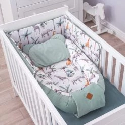 Sevira Kids Couettes Et Oreillers Bébé Et Enfant Coussin Plat Avec Oreilles D'ourson, Safari -Lits enfant Soldes coussin plat avec oreilles d ourson safari 5