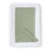 Cocoeko Matelas Bébé Et Enfant Housse De Matelas à Langer Plein Air + 2 Langes Vert Sauge