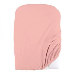Home Maison Matelas Bébé Et Enfant Housse De Matelas à Langer Unie Bébé Coton Peche 50x75