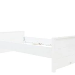 Bopita Lits Enfant Lit 120x200 Avec Tête De Lit Basse Blanc En MDF Et Hêtre -Lits enfant Soldes lit 120x200 avec tete de lit basse blanc en mdf et hetre 3