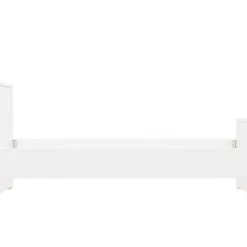 Bopita Lits Enfant Lit 120x200 Avec Tête De Lit Haute Blanc En MDF Et Hêtre -Lits enfant Soldes lit 120x200 avec tete de lit haute blanc en mdf et hetre 4