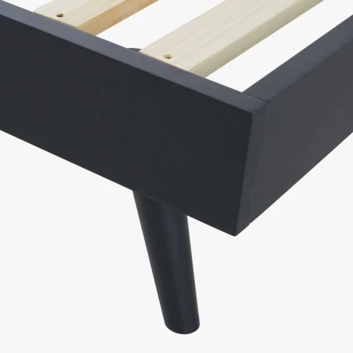 Maisons Du Monde Lits Lit 140x190 Noir 4 Maisons Du Monde Lits Lit 140x190 Noir – Image 4