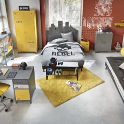 Maisons Du Monde Lits Lit 140x190 Noir 11 Maisons Du Monde Lits Lit 140x190 Noir -Lits enfant Soldes lit 140x190 noir 1000 4 22 193583 5