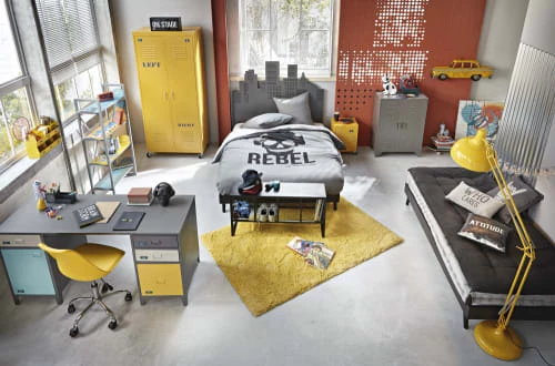 Maisons Du Monde Lits Lit 140x190 Noir 6 Maisons Du Monde Lits Lit 140x190 Noir – Image 6