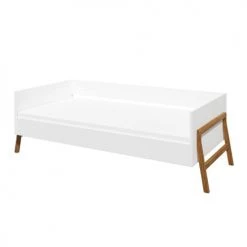 Bellamy Lits Enfant Lit 80x160 Sommier Inclus Blanc