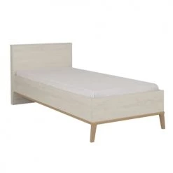 Gami Lits Enfant Lit 90x190 Châtaignier Blanchi