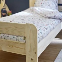 ID Kids Lits Enfant Lit 90x190 Cm Bois Massif -Lits enfant Soldes lit 90x190 cm bois massif 10