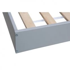 Woood Lits Enfant Lit 90x200 Avec Rangement Intégré Gris Béton -Lits enfant Soldes lit 90x200 avec rangement integre gris beton 5