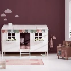 Flexa Lits Enfant Lit + 90x200 Blanc -Lits enfant Soldes lit 90x200 blanc 5