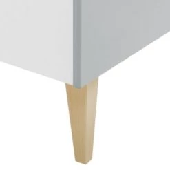 Bopita Lits Enfant Lit 90x200 Blanc/gris Excl. Sommier En MDF Et Hêtre -Lits enfant Soldes lit 90x200 blanc gris excl sommier en mdf et hetre 5