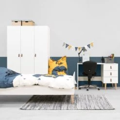 Bopita Lits Enfant Lit 90x200 Blanc Naturel Naturel 11 Bopita Lits Enfant Lit 90x200 Blanc Naturel Naturel -Lits enfant Soldes lit 90x200 blanc naturel naturel 4