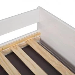 Altobuy Lits Enfant Lit 90x200 Cm Multifonction Vernis Blanc -Lits enfant Soldes lit 90x200 cm multifonction vernis blanc 5