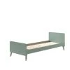 Terre De Nuit Lits Enfant Lit 90x200 En Bois Massif Vert Table De Chevet Vert 2 Tiroirs
