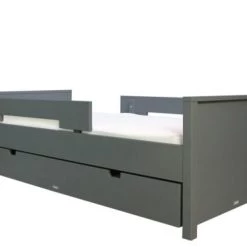 Bopita Lits Enfant Lit 90x200 Incl. 2 Barres De Protection Deep Grey En MDF Et Hêtre -Lits enfant Soldes lit 90x200 incl 2 barres de protection deep grey en mdf et hetre 4