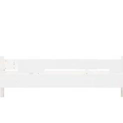 Bopita Lits Enfant Lit 90x200 Incl. 2x Barre De Protection Blanc En MDF Et Hêtre -Lits enfant Soldes lit 90x200 incl 2x barre de protection blanc en mdf et hetre 3