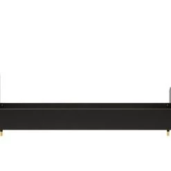 Bopita Lits Enfant Lit 90x200 Noir Mat En MDF Et Hêtre -Lits enfant Soldes lit 90x200 noir mat en mdf et hetre 3