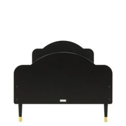 Bopita Lits Enfant Lit 90x200 Noir Mat En MDF Et Hêtre -Lits enfant Soldes lit 90x200 noir mat en mdf et hetre 4