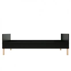 Bopita Lits Enfant Lit 90x200 Noir Mat/naturel Excl. Sommier En MDF Et Hêtre 8 Bopita Lits Enfant Lit 90x200 Noir Mat/naturel Excl. Sommier En MDF Et Hêtre -Lits enfant Soldes lit 90x200 noir mat naturel excl sommier en mdf et hetre 2