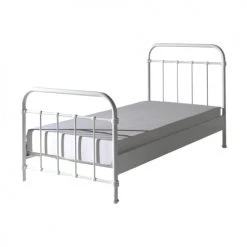 Vipack Lits Enfant Lit 90x200 Sommier Inclus Blanc