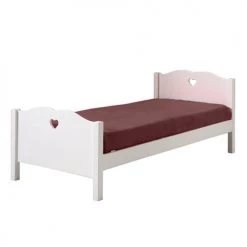 Vipack Lits Enfant Lit 90x200 Sommier Inclus Blanc