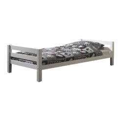 Vipack Lits Enfant Lit 90x200 Sommier Inclus Blanc