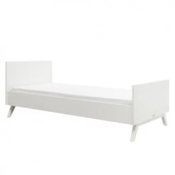 Bopita Lits Enfant Lit 90x200 Sommier Inclus Blanc