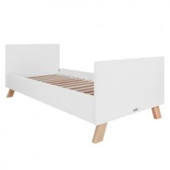 Bopita Lits Enfant Lit 90x200 Sommier Inclus Blanc Naturel -Lits enfant Soldes lit 90x200 sommier inclus blanc naturel 8
