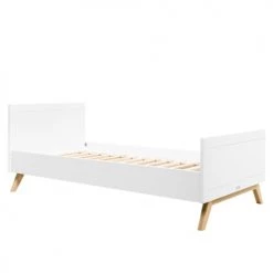 Bopita Lits Enfant Lit 90x200 Sommier Inclus Blanc Naturel Naturel -Lits enfant Soldes lit 90x200 sommier inclus blanc naturel naturel 2