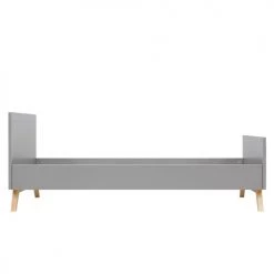 Bopita Lits Enfant Lit 90x200 Sommier Inclus Gris Naturel Naturel -Lits enfant Soldes lit 90x200 sommier inclus gris naturel naturel 3