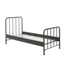 Vipack Lits Enfant Lit 90x200 Sommier Inclus Noir -Lits enfant Soldes lit 90x200 sommier inclus noir 5