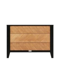 Bopita Lits Enfant Lit 90x200 Sommier Inclus Noir Naturel Naturel -Lits enfant Soldes lit 90x200 sommier inclus noir naturel naturel 4