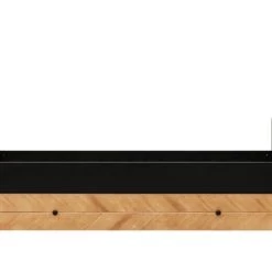 Bopita Lits Enfant Lit 90x200 Sommier Inclus Noir Naturel Naturel -Lits enfant Soldes lit 90x200 sommier inclus noir naturel naturel 5