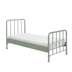 Vipack Lits Enfant Lit 90x200 Sommier Inclus Vert