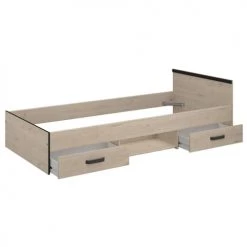 Calicosy Lits Enfant Lit Avec 2 Tiroirs De Rangement 90x200 - Décor Chêne Jackson Et Noir 9 Calicosy Lits Enfant Lit Avec 2 Tiroirs De Rangement 90x200 - Décor Chêne Jackson Et Noir -Lits enfant Soldes lit avec 2 tiroirs de rangement 90x200 decor chene jackson et noir 3