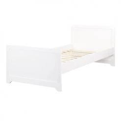 ID Kids Lits Enfant Lit Avec Tiroir 90x200 Cm Bois Massif Blanc -Lits enfant Soldes lit avec tiroir 90x200 cm bois massif blanc 3
