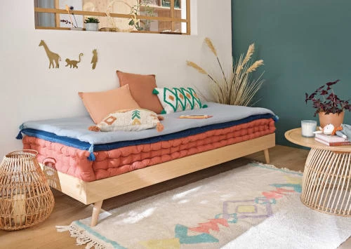 Maisons Du Monde Lits Lit Banquette 90x190 6 Maisons Du Monde Lits Lit Banquette 90x190 – Image 6