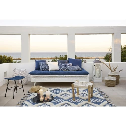 Maisons Du Monde Lits Lit Banquette 90x190 En Pin Blanc 6 Maisons Du Monde Lits Lit Banquette 90x190 En Pin Blanc – Image 6